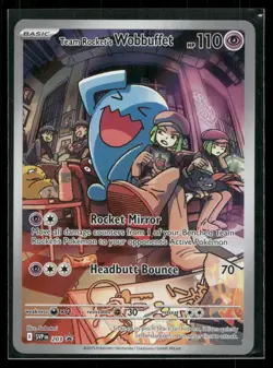 TEAM ROCKET'S WOBBUFFET 203 HOLO P SCARLET & VIOLET PROMO POKEMON HOLO NM/M - Image 1