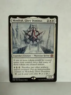 Mondrak, Glory Dominus Phyrexia: All Will Be One Regular - NM Pack Fresh English - Image 1
