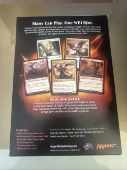 Magic: the Gathering Commander Wade into Battle 100 Card Deck w/Oversized Card - Image 2