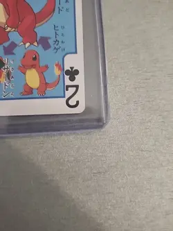 Vintage Pocket Monsters Poker Playing Card Charmander Charizard 2 Of Clubs - Image 2