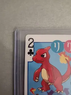 Vintage Pocket Monsters Poker Playing Card Charmander Charizard 2 Of Clubs - Image 4