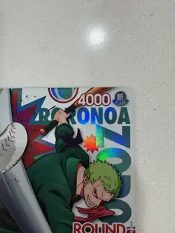 One Piece Card Game Roronoa Zoro Round One Piece PRB02-006 R Holo - Image 3