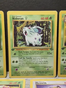Pokemon 1st Edition Lot Jungle & Fossil Set - 5 Cards - Pokemon TCG WoTC - Image 3