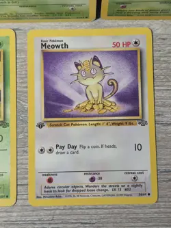 Pokemon 1st Edition Lot Jungle & Fossil Set - 5 Cards - Pokemon TCG WoTC - Image 5