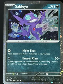 SWIRL Sableye (Cosmos Holo) Rare Miscellaneous Cards & Products 136/193 NM - Image 4