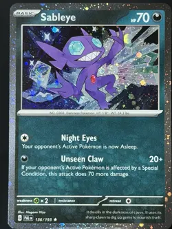 SWIRL Sableye (Cosmos Holo) Rare Miscellaneous Cards & Products 136/193 NM - Image 5