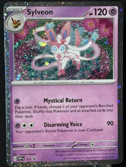 🌀SWIRL🌀 Sylveon 172 Cosmos Holo Scarlet & Violet Promo Cards Holo NM - Image 4