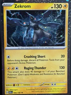 SWIRL 🌀 Zekrom (Cosmos Holo) 066/182 Miscellaneous Cards Pokemon NM #3 - Image 5