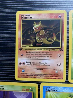 Pokemon TCG Fossil 1st Edition Lot Of 5 Cards MP-HP - Image 2