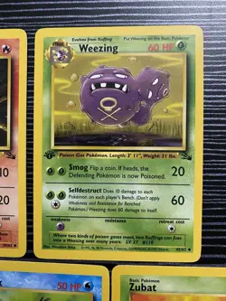 Pokemon TCG Fossil 1st Edition Lot Of 5 Cards MP-HP - Image 3