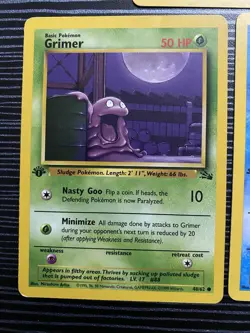 Pokemon TCG Fossil 1st Edition Lot Of 5 Cards MP-HP - Image 4