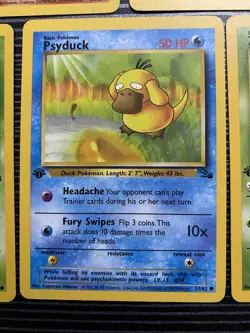 Pokemon TCG Fossil 1st Edition Lot Of 5 Cards MP-HP - Image 5