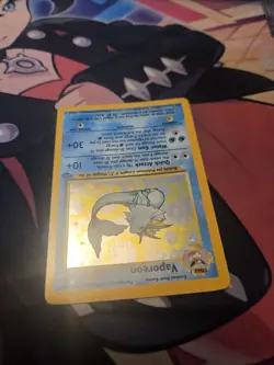 Pokemon TCG Vaporeon Holo Rare Card Jungle, 12/64 - Image 3
