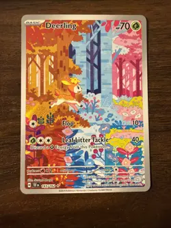 Pokemon TCG Deerling Card IR Temporal Forces 165/162 - Image 1