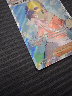 Pokemon Sv10: Destined Rivals Ethan's Adventure Art Rare Holo Card 221/182 - Image 2