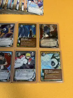 Bandai Naruto CCG Unstoppable Force Mixed Card Lot Foils w/ Metal Tin - Image 2