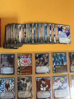 Bandai Naruto CCG Unstoppable Force Mixed Card Lot Foils w/ Metal Tin - Image 5