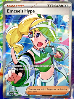 Emcee's Hype - 220/182 -Destined Rivals - Pokemon TCG - Near Mint - Ultra Rare - Image 2
