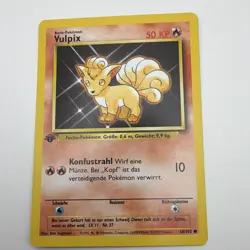 Wizards of the Coast Vulpix 68/102 Base Set Regular Common DE 1999 50HP 1st - Image 1