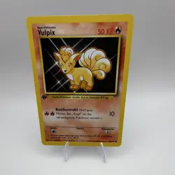 Wizards of the Coast Vulpix 68/102 Base Set Regular Common DE 1999 50HP 1st - Image 3