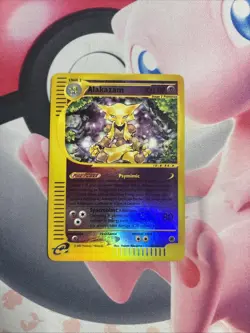 Alakazam 33/165 Reverse Holo Aquapolis 2002 Pokemon Card DMG - Image 1