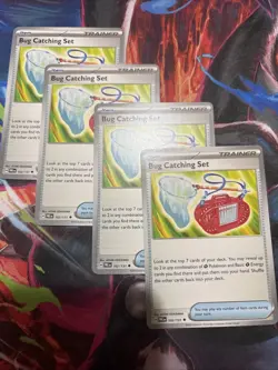 4x Bug Catching Set 102/131 Playset - SV: Prismatic Evolutions Pokemon TCG - Image 1