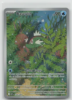 Basculin 108/086 Illustration Rare White Flare Pokemon Holo Near Mint - Image 1