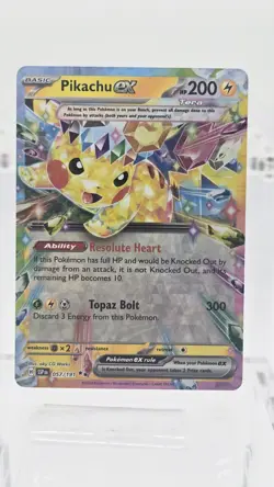 Pikachu ex 057/191 Surging Sparks Holo Pokemon TCG Card - Image 1