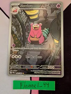 NM Slowbro 090/084 Illustration Rare IR ME05: Pitch Black PBL Pokemon TCG - Image 1
