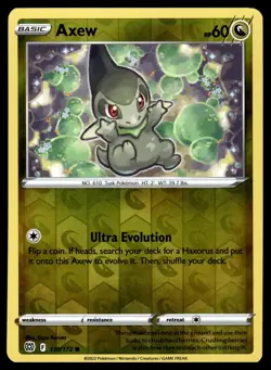 Axew 110/172 Common Brilliant Stars Pokemon Reverse Holo Near Mint - Image 1
