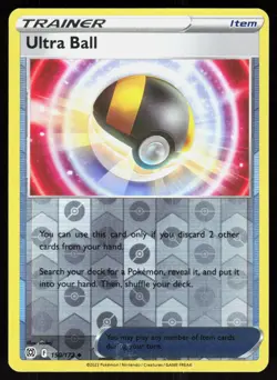 Ultra Ball 150/172 2022 Uncommon Brilliant Stars Pokemon Reverse Holo - Image 1