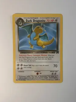 Pokemon TCG Team Rocket Dark Dragonite 22/82 Rare 2000 - Great Condition! - Image 1