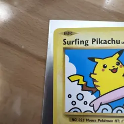 2016 Pokemon Evolutions XY Surfing Pikachu Secret Rare #111/108 - Image 2