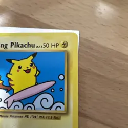 2016 Pokemon Evolutions XY Surfing Pikachu Secret Rare #111/108 - Image 3