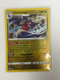 Garchomp 109/172 Rare Brilliant Stars Pokemon Reverse Holo Near Mint - Image 1