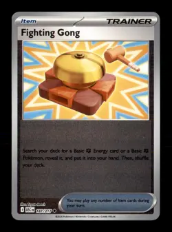 Fighting Gong 187/217 Uncommon Ascended Heroes Pokemon Reverse Holo Near Mint - Image 1