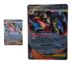 Mega Greninja ex 081 Mega Evolution Promo Set + Jumbo Lenticular Pokemon TCG - Image 1