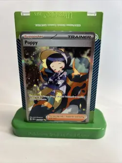 Pokemon TCG Poppy 227/197 SV03 Obsidian Flames Full Art Holo SIR English - Image 1