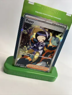 Pokemon TCG Poppy 227/197 SV03 Obsidian Flames Full Art Holo SIR English - Image 2