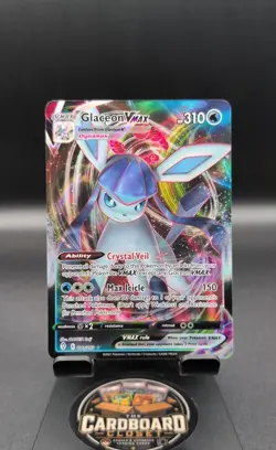 Glaceon VMAX 041/203 SWSH07: Evolving Skies Holo. Pokemon TCG. Near Mint. - Image 1
