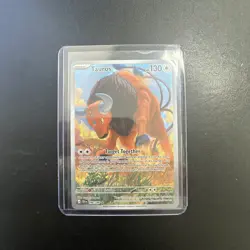 Pokemon TCG Chaos Rising Tauros 096/086 HOLO Illustration Rare NM - Image 1