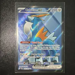 Pokemon TCG Cobalion ex 103/86 Full Art Double Ultra Rare Pokemon Chaos Rising - Image 1