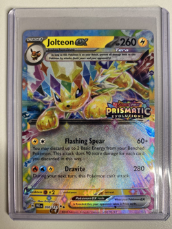 Jolteon ex - (Prismatic Evolutions Stamp) 030/131 - NM - Image 1