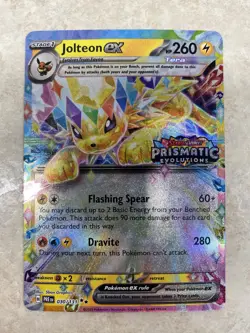 Jolteon ex - (Prismatic Evolutions Stamp) 030/131 - NM - Image 3