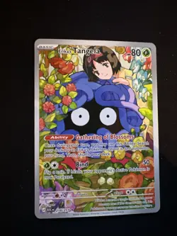 Pokemon TCG Erika's Tangela 218/217 Illustration Rare Ascended Heroes - Image 1