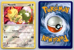 MEOWTH 147/214 C UNBROKEN BONDS POKEMON REVERSE HOLO MP SHIBUZOH. - Image 3