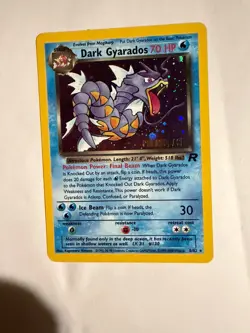 🔥1999 Pokemon Dark Gyarados Prerelease Promo 8/82 Team Rocket Holo WOTC Rare 🔥 - Image 1