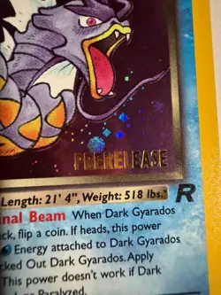 🔥1999 Pokemon Dark Gyarados Prerelease Promo 8/82 Team Rocket Holo WOTC Rare 🔥 - Image 3