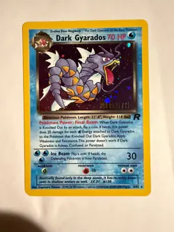 🔥1999 Pokemon Dark Gyarados Prerelease Promo 8/82 Team Rocket Holo WOTC Rare 🔥 - Image 4