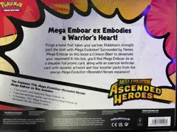 Pokemon TCG Mega Evolution Ascended Heroes Mega Emboar ex BOX FACTORY SEALED - Image 2